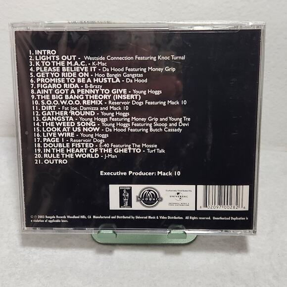 Mack 10 Ghetto, Gutter & Gangsta CD With Hype Sticker 2003 Brand New Sealed - Picture 2 of 6